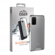 Eiger Glacier Case - удароустойчив хибриден кейс за Samsung Galaxy S20 Plus (прозрачен)
