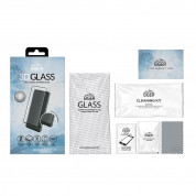 Eiger 3D Glass Edge to Edge Full Screen Tempered Glass - калено стъклено защитно покритие с извити ръбове за целия дисплея на Samsung Galaxy S20 (черен-прозрачен) 1