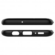 Spigen Rugged Armor Case - тънък качествен силиконов (TPU) калъф за Samsung Galaxy A51 (черен) 5