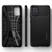 Spigen Rugged Armor Case - тънък качествен силиконов (TPU) калъф за Samsung Galaxy A71 (черен) 2