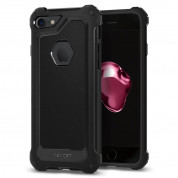 Spigen Rugged Armor Extra Case - удароустойчив силиконов (TPU) калъф за iPhone 8, iPhone 7 (черен)