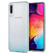 Spigen Liquid Crystal Glitter Case - тънък силиконов (TPU) калъф за Samsung Galaxy A50s, A50, A30s (прозрачен) 