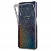 Spigen Liquid Crystal Glitter Case - тънък силиконов (TPU) калъф за Samsung Galaxy A50s, A50, A30s (прозрачен)  4