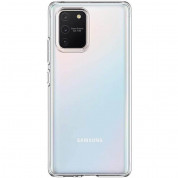 Spigen Liquid Crystal Case - тънък качествен силиконов (TPU) калъф за Samsung Galaxy S10 Lite (прозрачен)  2