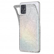 Spigen Liquid Crystal Glitter Case - тънък силиконов (TPU) калъф за Samsung Galaxy A51 (прозрачен)  4