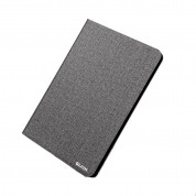 Fabric Flip Case - текстилен кейс с поставка за Lenovo M10 10.1 (сив)