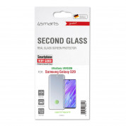 4smarts Second Glass UltraSonix with Colour Frame for Samsung Galaxy S20 (black-clear) 1