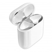 4smarts Dust Protector Foil for Apple Airpods, Apple Airpods 2 Charging Case (silver) 1