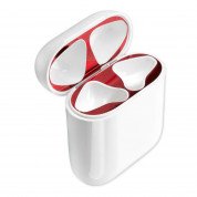 4smarts Dust Protector Foil - защитно фолио против прах за Apple Airpods и Apple Airpods 2 (red) 1