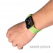 4smarts Sport Band Nylon - текстилна каишка за Apple Watch 42мм, 44мм, 45мм (бял-сив) 2