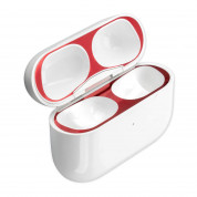 4smarts Dust Protector Foil - защитно фолио против прах за Apple Airpods Pro (червен)