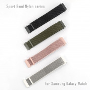 4smarts Sport Band Nylon for Samsung Galaxy Watch 46mm, 42mm (black) 1