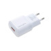 4smarts Fast Wall Charger VoltPlug QC3.0 18W with ComboCord Cable - комплект захранване за ел. мрежа и качествен кабел с оплетка от здрав текстил за microUSB и USB-C стандарти (150 см) (бял) 2