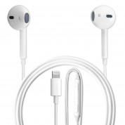 4smarts In-Ear Stereo MFI Lightning Headset Melody 2 - слушалки със сертифициран Lightning кабел, управление на звука и микрофон (бял) 1