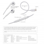4smarts In-Ear Stereo MFI Lightning Headset Melody 2 - слушалки със сертифициран Lightning кабел, управление на звука и микрофон (бял) 2