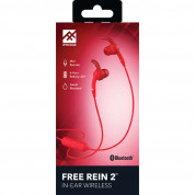 Zagg iFrogz Free Rein 2 Wireless Earbuds - безжични слушалки с микрофон за смартфони и мобилни устройства (червен) 7