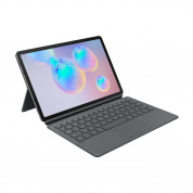 Samsung Book Cover Keyboard EF-DT860 - кейс, клавиатура и поставка за Samsung Galaxy Tab S6 (сив)  1