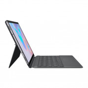 Samsung Book Cover Keyboard EF-DT860 - кейс, клавиатура и поставка за Samsung Galaxy Tab S6 (сив)  10