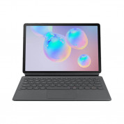 Samsung Book Cover Keyboard EF-DT860 - кейс, клавиатура и поставка за Samsung Galaxy Tab S6 (сив) 
