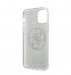 Guess Circle Glitter 4G Case - дизайнерски кейс с висока защита за iPhone 11 Pro (зелен) 4