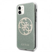 Guess Circle Glitter 4G Case for iPhone 11 (khaki) 1