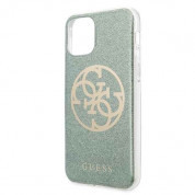 Guess Circle Glitter 4G Case for iPhone 11 (khaki) 2