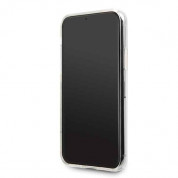 Guess Circle Glitter 4G Case - дизайнерски кейс с висока защита за iPhone 11 (розов) 5