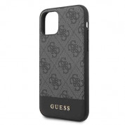 Guess 4G Stripe Leather Hard Case for iPhone 11 Pro (gray) 2