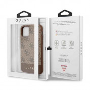 Guess 4G Stripe Leather Hard Case for iPhone 11 (brown) 6