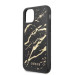 Guess Marble Glass Case - дизайнерски кейс с висока защита за iPhone 11 Pro (черен) 3