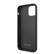 Guess Marble Glass Case - дизайнерски кейс с висока защита за iPhone 11 Pro (бял) 3