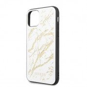 Guess Marble Glass Case for iPhone 11 Pro (white) 2