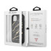 Guess Marble Glass Case - дизайнерски кейс с висока защита за iPhone 11 (черен) 7