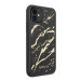 Guess Marble Glass Case - дизайнерски кейс с висока защита за iPhone 11 (черен) 5