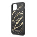 Guess Marble Glass Case - дизайнерски кейс с висока защита за iPhone 11 (черен) 3