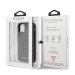 Guess Saffiano 4G Circle Logo Leather Hard Case - дизайнерски кожен кейс за iPhone 11 Pro Max (черен) 7