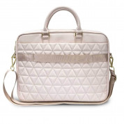 Guess Quilted Laptop Bag for laptops up to 16 inches (rose gold) 2