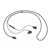 Samsung Earphones Tuned by AKG EO-IC100BB - слушалки с USB-C конектор за Samsung устройства и устройства с USB-C порт (черен) (ритейл опаковка) 3