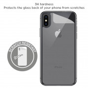 4smarts Back Folio Protector - защитно покритие за задната част на iPhone XS, iPhone X (прозрачен) (bulk) 3