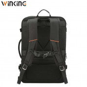 Winking Travel Backpack - елегантна и стилна раница за преносими компютри до 17 инча (тъмносив)  1