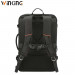 Winking Travel Backpack - елегантна и стилна раница за преносими компютри до 17 инча (тъмносив)  2