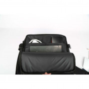 Winking Travel Backpack - елегантна и стилна раница за преносими компютри до 17 инча (тъмносив)  4