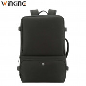 Winking Travel Backpack - елегантна и стилна раница за преносими компютри до 17 инча (тъмносив) 