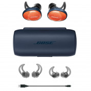 Bose SoundSport Free Wireless Headphones - безжични спортни слушалки за мобилни устройства (оранжев-син) 3