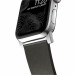 Nomad Active Strap Modern Leather - кожена (естествена кожа) каишка за Apple Watch 42мм, 44мм, 45мм, Ultra 49мм (кафяв-сребрист) 5