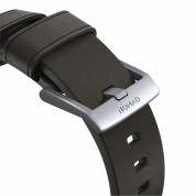 Nomad Active Strap Modern Leather - кожена (естествена кожа) каишка за Apple Watch 42мм, 44мм, 45мм, Ultra 49мм (кафяв-сребрист) 5