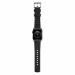 Nomad Active Strap Modern Leather - кожена (естествена кожа) каишка за Apple Watch 42мм, 44мм, 45мм (черен-сребрист) 9