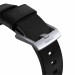 Nomad Active Strap Modern Leather - кожена (естествена кожа) каишка за Apple Watch 42мм, 44мм, 45мм (черен-сребрист) 6