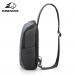 Kingsons Multifunctional Shoulder Backpack - елегантна и стилна мултифункционална раница за мобилни устройства до 11 инча (сив) 6