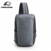 Kingsons Multifunctional Shoulder Backpack - елегантна и стилна мултифункционална раница за мобилни устройства до 11 инча (сив) 1